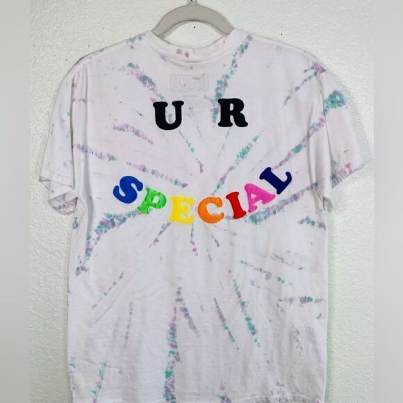 NWOT LIZZO Unisex White Tie Dye  U R Special Official Merch Tee Shirt - Size XL - Picture 2 of 5